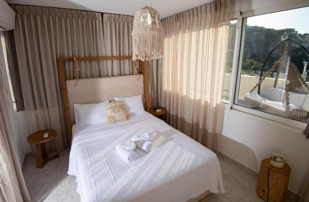 Helen Luxury Holiday House With Sea View 레팀노 외부 사진